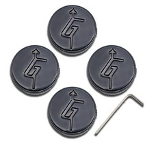 4Pcs 일렉트릭 기타베이스 노브 Gretsch Metal Hollow 스피드 컨트롤 볼륨 톤 손잡이 화살표 