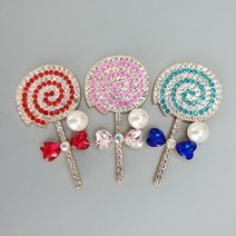 [아이언티샷] 롤리팝 볼마크 3종 택1 캐디용품 티꽂이 골프악세사리, 레드