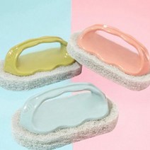 디켄터 미니멀 손잡이 세척 수세미1개 택1, 색상선택:옐로우, 옐로우