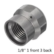 고압 분무기 압축1/8 1/4 3/8 1/2 암나사 고압 세척기 배수구 청소 노즐 하수구 제트, 06 3I8  0 front 4 back, 06 3I8  0 front 4 back