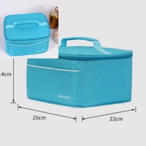 피크닉 도시락 보온보냉 아이스백7.5L 블루 캠핑아이스박스 캠핑용아이스박스 판촉가방