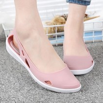 에블 대박걸 옆트임 펀칭 단화 슬링백 여자 젤리 슈즈 여름 샌들 4color