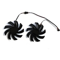 2PCS FDC10H12S9-C DC 12V 0.45A 4Pin 85mm 사파이어 R9 270 280 280X 285 HD7850 7950 7970 그래픽 카드 팬