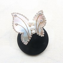 수공예 브롯치 원석 브로치 No.69