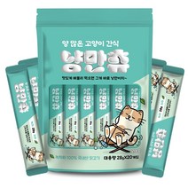 [1+1] 양많은 고양이 짜먹는 간식 냥만츄, 28g, 40개입, 녹차