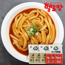 ()맘카페 입소문난 헬로맘 납작떡볶이 3세트, 납작떡볶이(매운맛3세트)