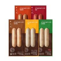 바르닭 닭가슴살 후랑크 소시지 5종, 120g, 15팩