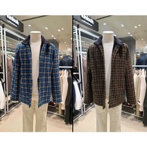 킨록 [킨록]21F/W 시어링 카라 캐주얼 체크자켓 AKL ICJ03