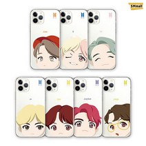 TinyTAN 타이니탄 MOTION FACE CLEAR SOFT CASE 갤럭시