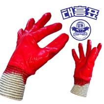 신성메이저글러브 빨강 완코팅 메리야스 장갑 100켤레 코팅장갑 태흥표, 100켤레 세트