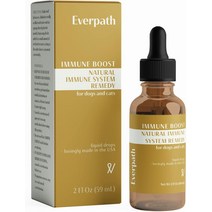 고양이영양제 개와 고양이를 위한 Everpath 천연 면역 지원 60ml / 2fl oz 미국제 전반적인 건강과 활력 증진 부스터 및 건강 보조제 애완동물