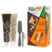 세븐에이트 염모제 40g (7호 흑갈색), 단품, 단품