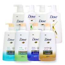 도브 뉴트리티브 솔루션 680ml 샴푸 / 컨디셔너 x4개, A12　