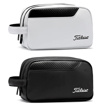 타이틀리스트 코어에센셜 골프 파우치 TA22CESPJ 카트 사용 편리 필수 기능, 블랙