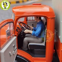 118 Schuco L911 1952 다이 캐스트 모델 장난감 트럭 자동차 아버지 친구 선물, Orange with doll