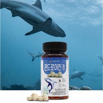 콘드로이친 정 관절엔 상어연골 분말 가루 효능 무릎 뼈 90정 식약처인정 부모님 관절건강 선물 백세건강, 2통