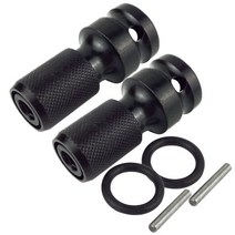 2 세트 소켓 범용 적응 렌치 어댑터 1/2 인치 스퀘어 1/4 육각 래칫 변환기 핸드 툴, [01] 2 set