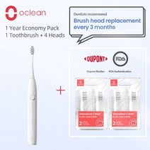 전동칫솔 전동치솔 클린이 소프트B [$20-3 code: AEKR3D] Oclean Endurance 스마트 소닉 전기 칫솔 세트 IP, 03 Oclean Endurance W4
