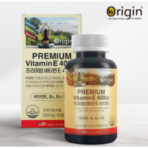 오리진 프리미엄 비타민E 400IU, 550mg, 2개, 90정