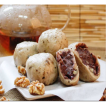 구름마을 호구빵 찐빵 팥빵 호두과자 영동호두 건강간식 담백한맛/달디단맛 6개x2봉지(국내산 호두사용), 단디단맛