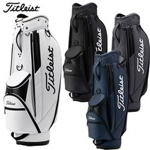 TITLEIST 타이틀리스트 골프 코어 에센셜 캐디백 후드포함 TB22CTCEK, 화이트