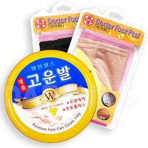 (1+1세트) 웰빙 헬스 고운발 크림 (명품) 110g + 닥터 풋패드, 고운발크림(명품)1개+풋패드(살