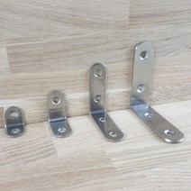 코너철 보강철물 스텐꺽쇠 65x65x20 4P 스테인레스 ㄱ자꺽쇠 꺽쇠 878EA, 본품