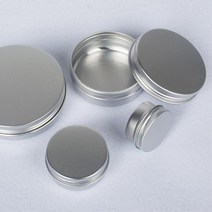 원형 머리끈 실핀 면봉 정리 케이스, 4-원형틴케이스-100g
