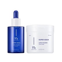 미샤 수퍼아쿠아 울트라 히알론 앰플 47ml + 패드