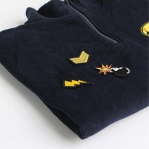 에코백 가방 의류 리폼 DIY 장식 견장 번개 폭탄 와펜 쿠션 패치