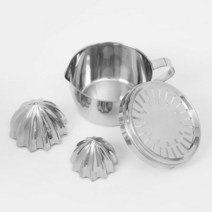 쿠킹스 실용적인 스텐 과일 스퀴저 레몬 자몽 오렌지즙짜개, 단일속성