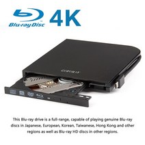블루레이 플레이어 USB 3.0 C 타입 블루 레이 드라이브 외부 DVD 레코더 BD-RE CD/DVD RW 라이터 Rewriter, 02 Type 2 Support 4K
