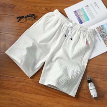 20대 남자 여름 바캉스 패션 캐주얼 주름 반바지