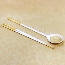 박씨상방 [박씨상방] 명품 전체금부 은수저 70% 93.75g, 선택완료, 매화학 남 81
