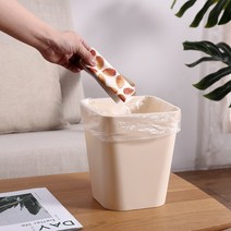 야외휴지통 쓰레기통 작은 데스크탑 테이블 미니 크리 에이 티브 홈 오피스 침대 옆 침실 거실 자동차 비브라토 같은 스타일 이쁜휴지통, 22. 작은 분홍색 + 압력 링 + 150 특수 쓰레기