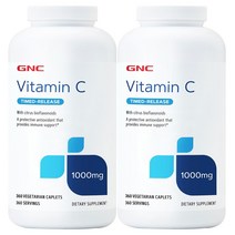 GNC 비타민C 타임릴리즈 360정 x2, 2개