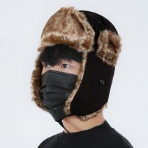 라핑 털 군밤모자 겨울 트래퍼햇 방한 귀달이 모자