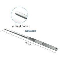 18.2cm 스테인레스 스틸 정형 외과 인 스트 루먼트 비강 Osteotome 칼 성형 수술 도구 플라스틱 미용 기기, [01] without holes