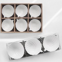 밀크 데코 양념 그릇 간장 종지 소스볼 딥트레이 작은그릇 케찹 초장 와사비 머스타드 3P세트, 리프(소)3P