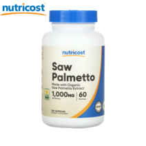 뉴트리코스트 쏘팔메토 1000mg 캡슐, 1개, 120정
