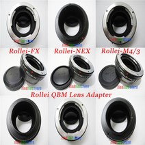Rollei QBM 마운트 렌즈 용 어댑터 소니호환 E NEX C3 5T 후지 필름 FX X Pro2 마이크로 4/3 E-P3 E-PL2 카, 03 Thirds