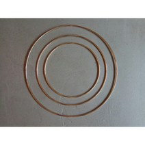 드림캐쳐 골드 4mm 16k메탈링 DIY 마크라메 독학 재료 부자재 금색O링 라무통위빙, 골드링30cm