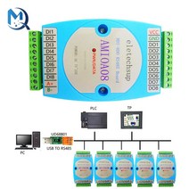 8DI8DO 디지털 입력 및 모듈 광 커플러 절연 RS485 MODBUS RTU 통신 보드 DC725V, 한개옵션0