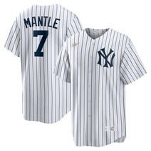 [해외] 나이키 저지 유니폼 MLB 미키 맨틀 뉴욕 양키스 홈 쿠퍼스타운 컬렉션 플레이어 저지 화이트 792290