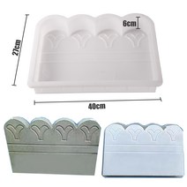 형틀 문양 보도블럭 시공 거푸집 돌 벽돌 경로 금형 정원 건물 액세서리 플라스틱 제작 DIY 포장 집 벽 울타리 도로 콘크리트 40x27x6cm