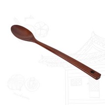 승주공예 전통 목기 생옻칠 긴 볶음주걱 (소)