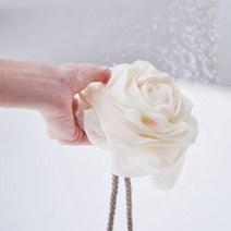 로즈 장미 샤워볼 화사한 월 타올 거품 모양 바디 망 목욕타 ozinc*249183766sN, 블루, 본상품선택