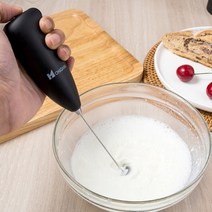 스테인리스 자동 미니 휴대용 거품기 라떼 생크림 믹싱기 머랭 계란 건전지