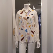 올리비아로렌 올리비아로렌 프린트 레이온 블라우스 VVCNLXS2416 NC중앙로점