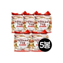 무배 구운보리과자 7곡물 320g x 5봉 엉클팝 뻥튀기, (무배)구운보리과자 7곡물 320g, 5개